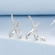 925 Sterling Silver Oxidized Silver Earrings