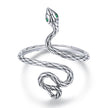 925 Sterling Silver Oxidized Pavé Setting CZ Ring