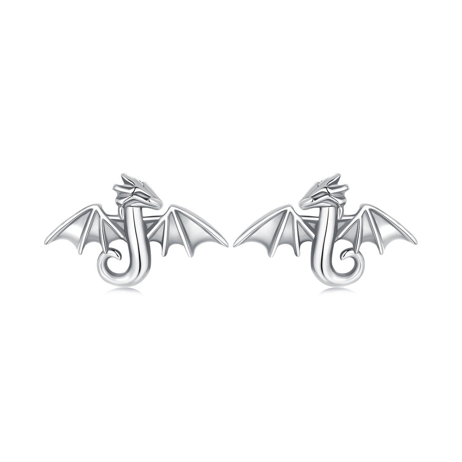 925 Sterling Silver Earrings with Oxidized Finish, 0.7*1.1cm