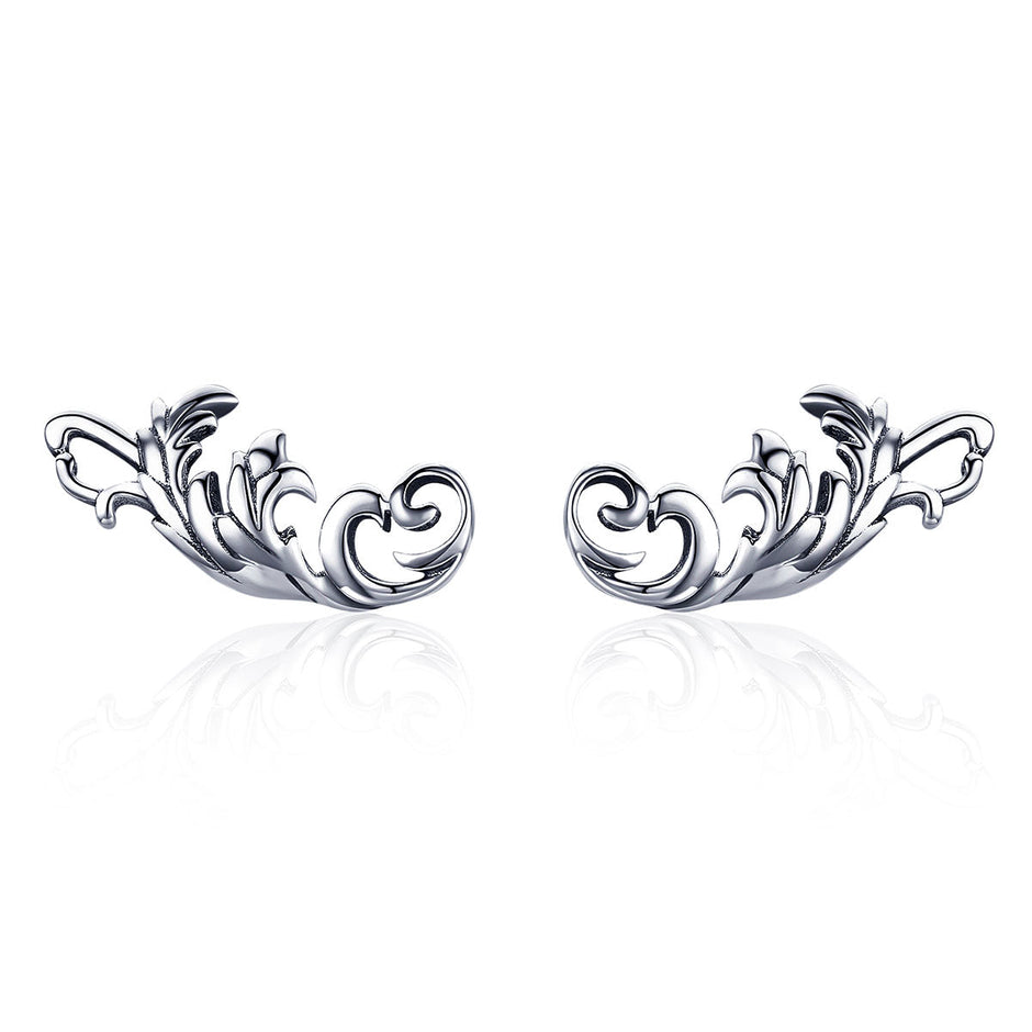 925 Sterling Silver Oxidized Silver Earrings for Women