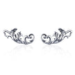 925 Sterling Silver Oxidized Silver Earrings for Women