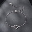 925 Sterling Silver Plated White Gold Moissanite Bracelet for Women