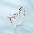 925 Sterling Silver Oxidized Silver Ring for Women