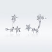 925 Sterling Silver Pavé Setting Earrings for Women