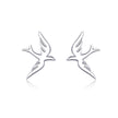 925 Sterling Silver Earrings 0.7*1.2cm for Women