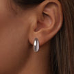 925 Sterling Silver White Gold Plated Earrings