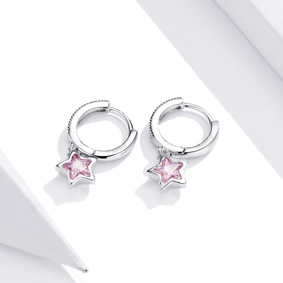 925 Sterling Silver Earrings with Pavé Setting CZ for Women