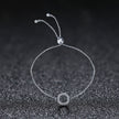 925 Sterling Silver Bracelet 26.5CM with 1.5*1.1CM Pendant for Unisex