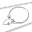 925 Sterling Silver Adjustable Length 17cm Bracelet for Women