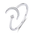 925 Sterling Silver Ring with Pavé Setting CZ