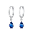 925 Sterling Silver Earrings with Pavé Setting CZ