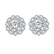925 Sterling Silver 0.5 Carat Moissanite Earrings for Women