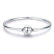 925 Sterling Silver Adjustable Bracelet Style Nan Size 17cm for Men