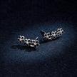 925 Sterling Silver Earrings with Pavé Setting CZ