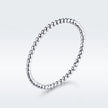 925 Sterling Silver+Plated Platinum Ring Size 6 for Women