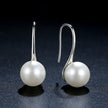 925 Sterling Silver Genuine Shell Pearl Earrings for Women