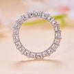 925 Sterling Silver Moissanite 0.1ct Ring Size 6 for Women