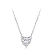 925 Sterling Silver 4mm 0.245ct Moissanite Necklace for Women