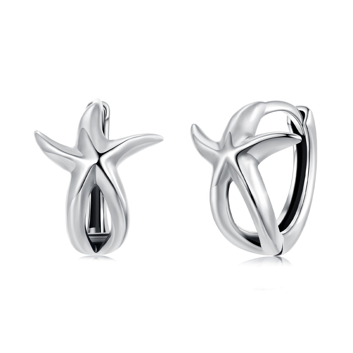 925 Sterling Silver Oxidized Silver Earrings 1.2*1.5cm for Women