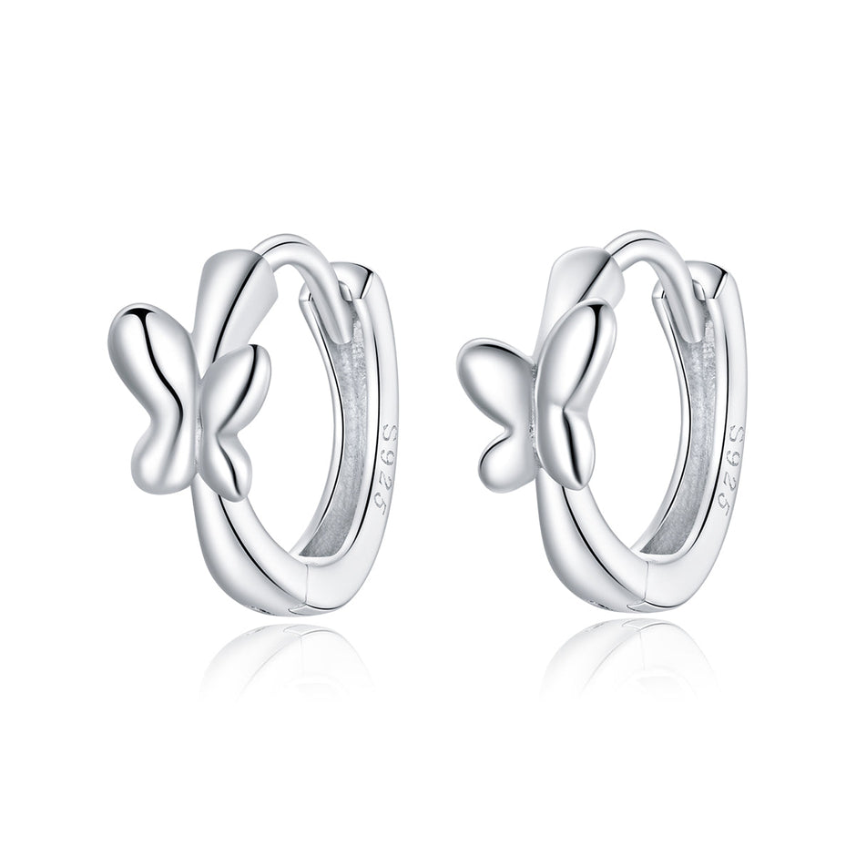925 Sterling Silver Plated Platinum Earrings for Women