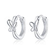 925 Sterling Silver Plated Platinum Earrings for Women