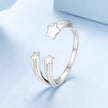 925 Sterling Silver Ring with Oxidized Finish - Width 0.15-0.8cm for Women