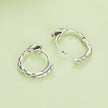 925 Sterling Silver Earrings for Women, Oxidized Silver, 1.4x0.35 cm