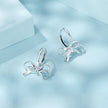 925 Sterling Silver Earrings 20x18mm with Oxidized Finish for Women