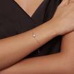 S925 Sterling Silver Moissanite Bracelet 15+3cm for Women