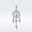 925 Sterling Silver Necklace 36-45cm with Pendant for Women