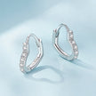 925 Sterling Silver Earrings with Pavé Setting CZ for Women