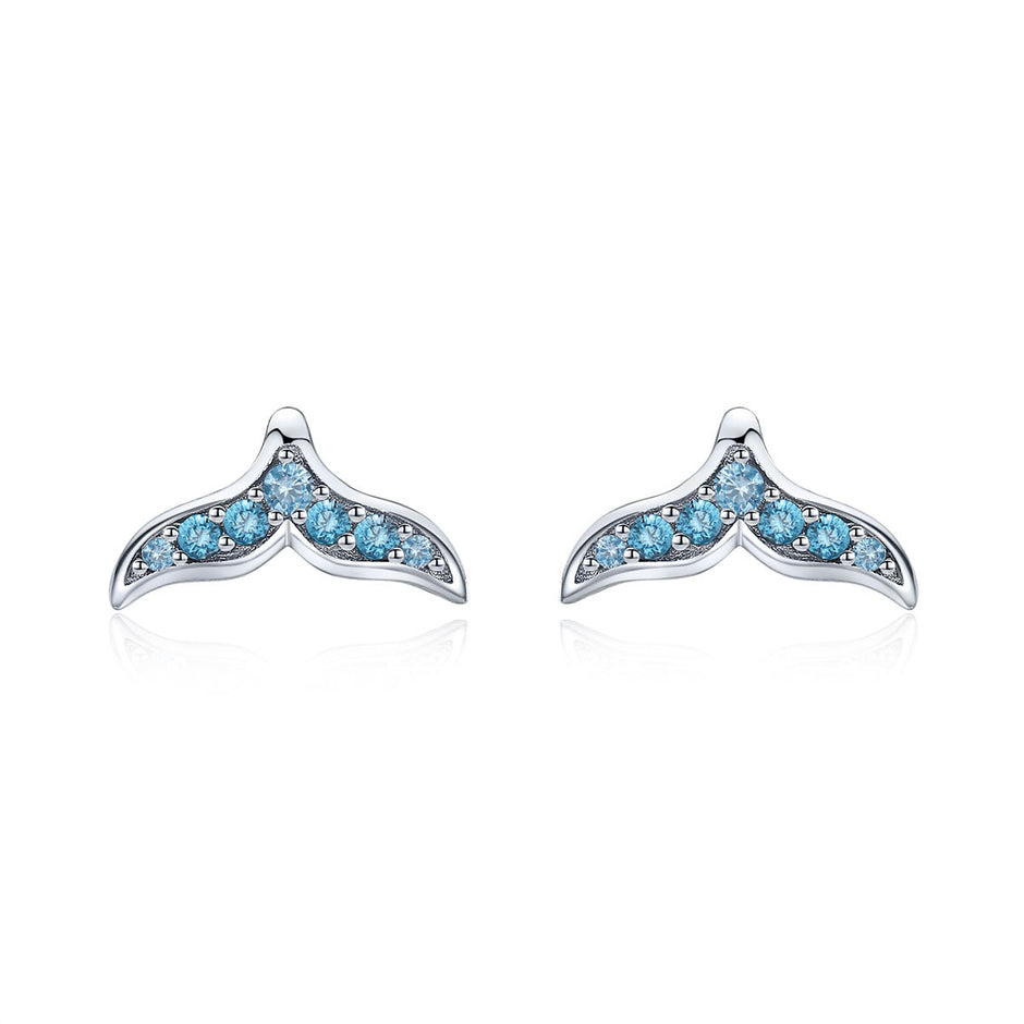 925 Sterling Silver Pavé Setting CZ Earrings