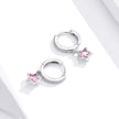 925 Sterling Silver Earrings with Pavé Setting CZ for Women