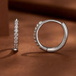 S925 Sterling Silver 2.0mm Moissanite Earrings for Women
