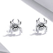S925 Oxidized Silver Earrings for Women