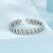 925 Sterling Silver Oxidized Silver Ring for Women