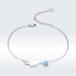 925 Sterling Silver Adjustable Bracelet for Unisex