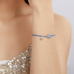 925 Sterling Silver Adjustable Starfish & Shell Pearl Bracelet for Women