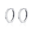 925 Sterling Silver Earrings 1.6*1.5 Size for Unisex