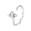 925 Sterling Silver & Plated White Gold 1.7mm Ring for Men