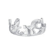 925 Sterling Silver Pavé Setting CZ Ring - Width 1.5-6.5mm for Women