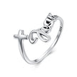 925 Sterling Silver Oxidized Silver Ring for Women