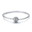 925 Sterling Silver SCB Bracelet Style Nan Size 17.0 for Women