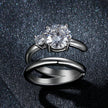 925 Sterling Silver 5mm Moissanite Earrings for Women, 13x8mm, White Gold Plated