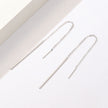 925 Sterling Silver Plated Platinum Earrings