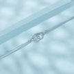 925 Sterling Silver Bracelet with Pavé Setting CZ, 170+50mm Length, White Gold Plated for Women