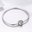 SCB 925 Sterling Silver Bracelet in Classic Style, Size 17.0 for Women
