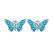 925 Sterling Silver Earrings with Enamel and CZ for Women