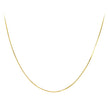 925 Sterling Silver + Plated White Gold 40cm Necklace