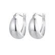 925 Sterling Silver White Gold Plated Earrings for Women